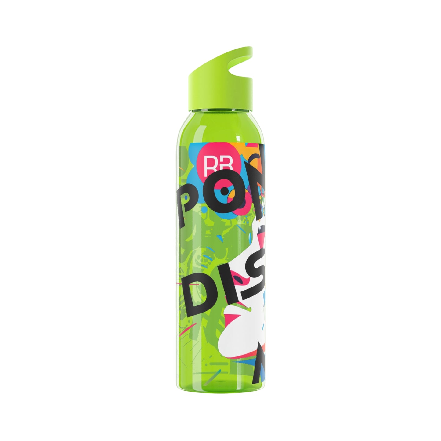Botella de agua personalizada y colorida