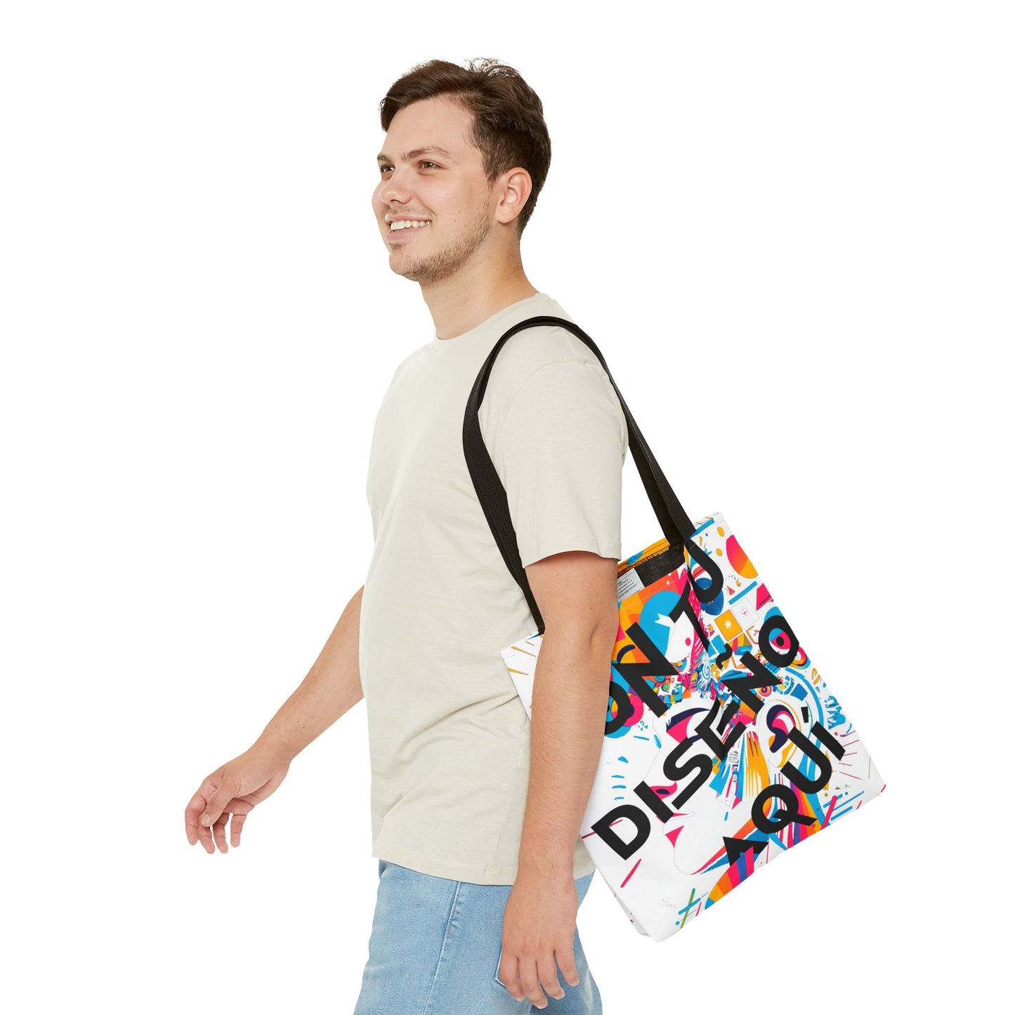 Bolsa Tote Colorida Personalizable
