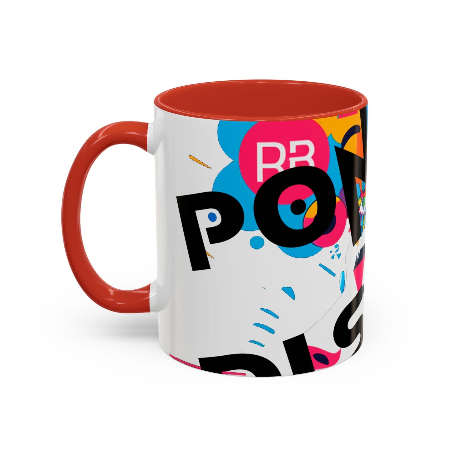 Taza de Café con Interior de Color