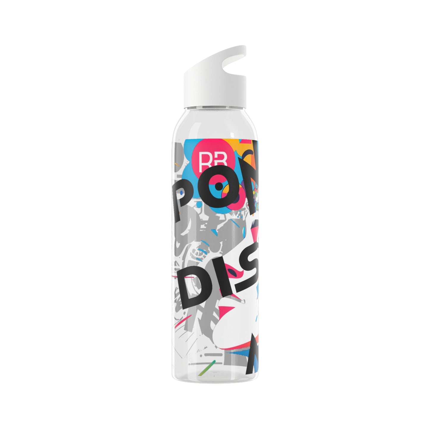 Botella de agua personalizada y colorida