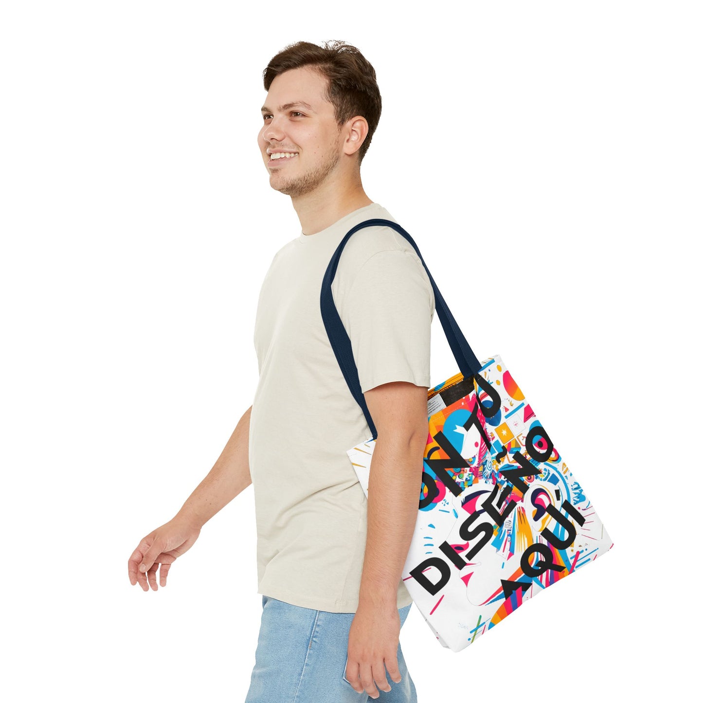 Bolsa Tote Colorida Personalizable