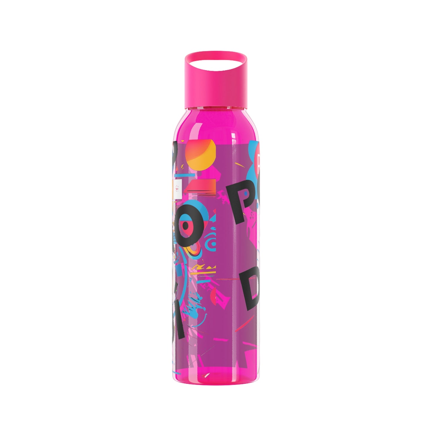 Botella de agua personalizada y colorida