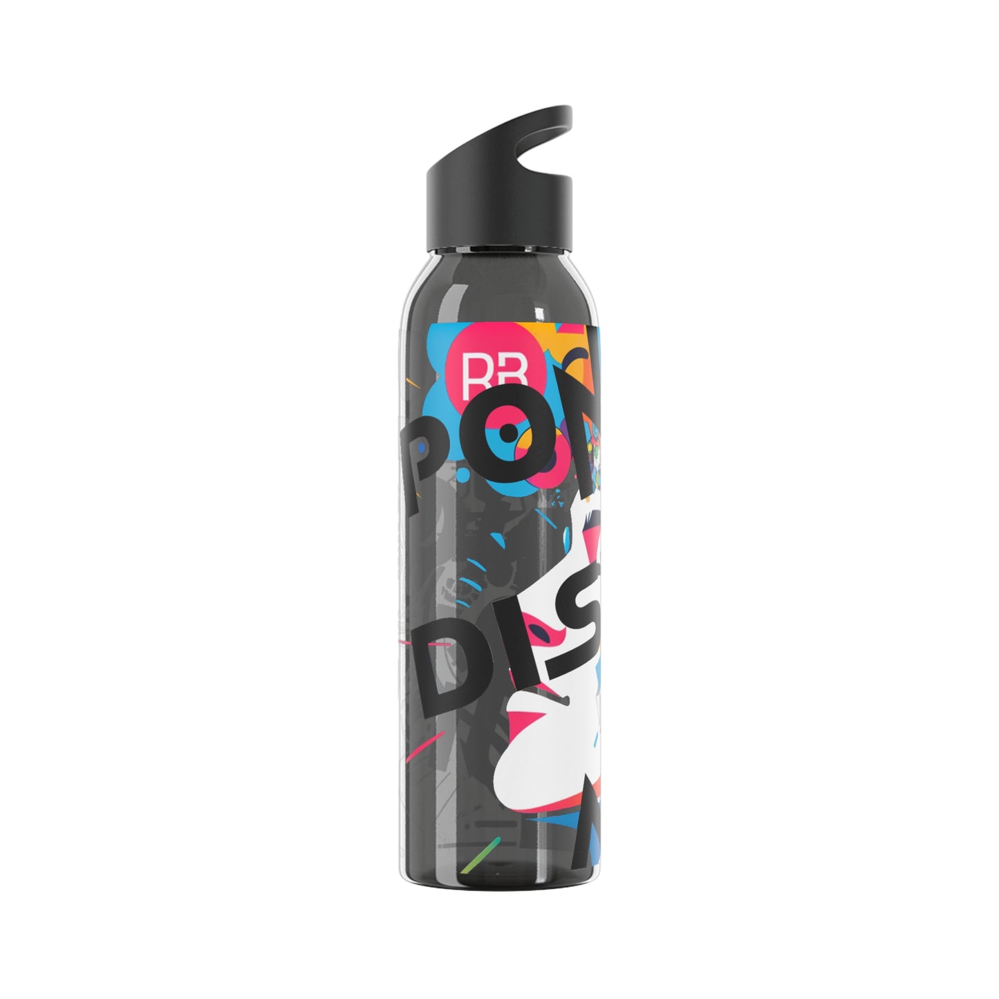 Botella de agua personalizada y colorida