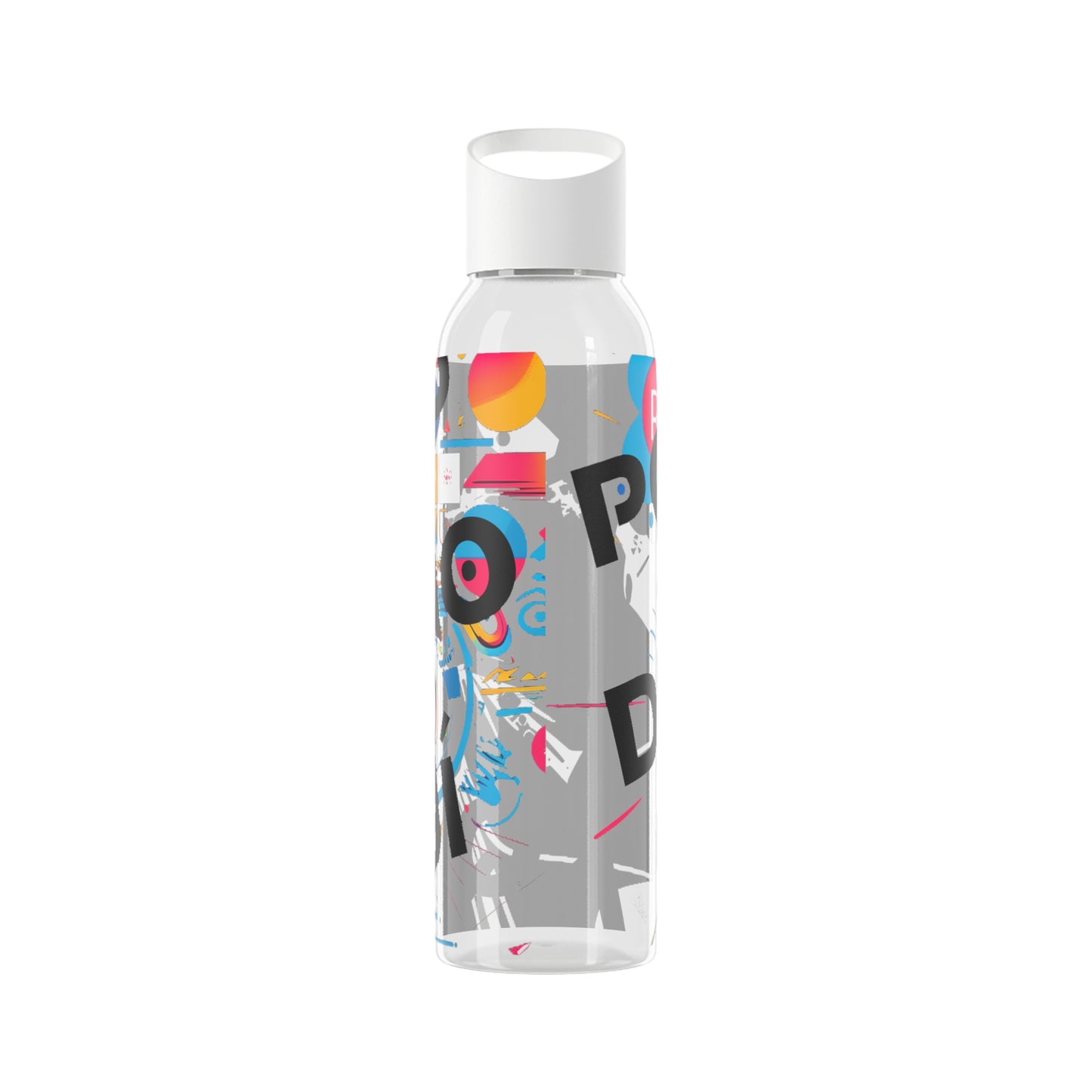Botella de agua personalizada y colorida