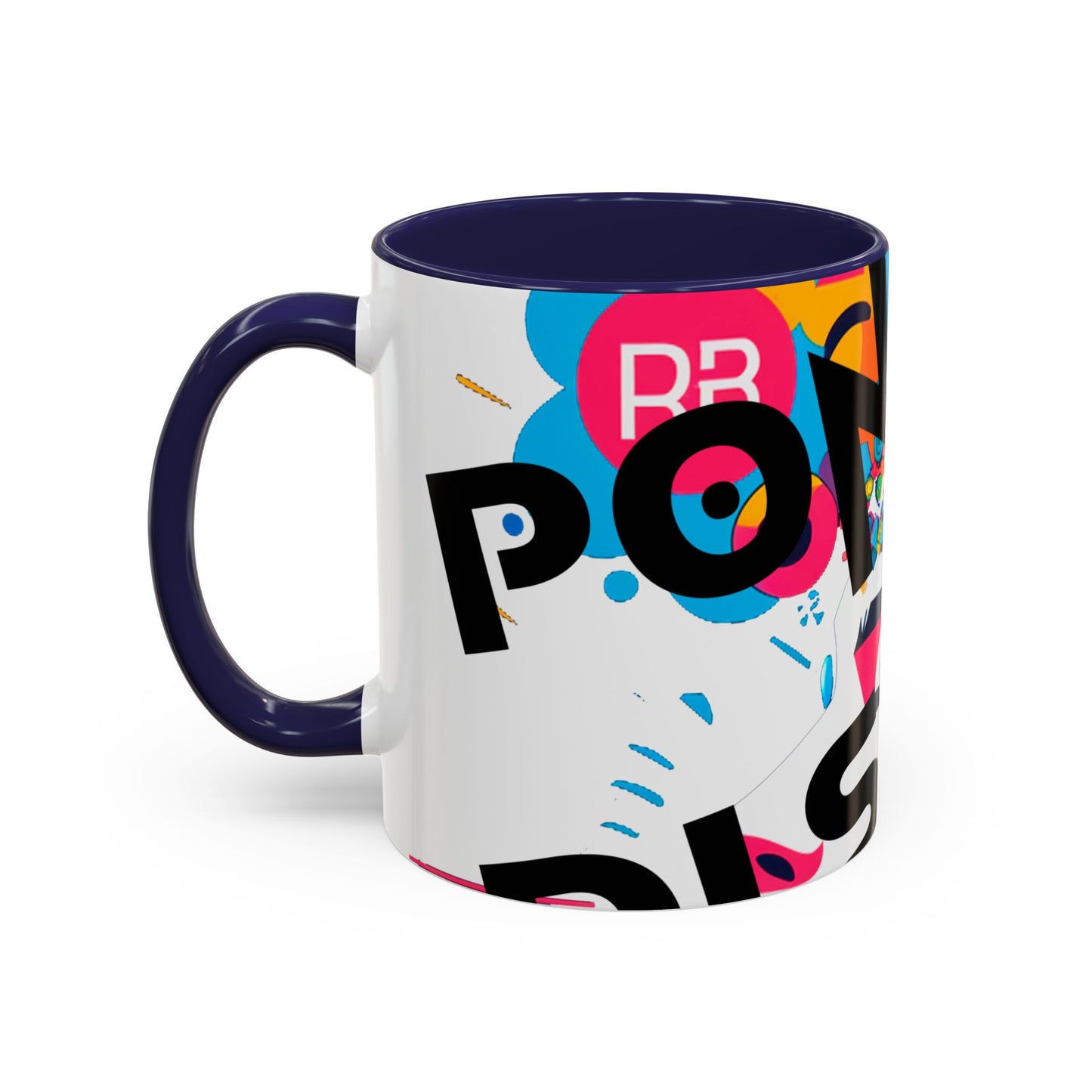 Taza de Café con Interior de Color