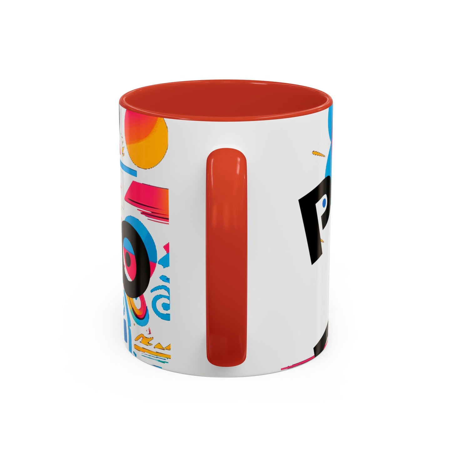 Taza de Café con Interior de Color