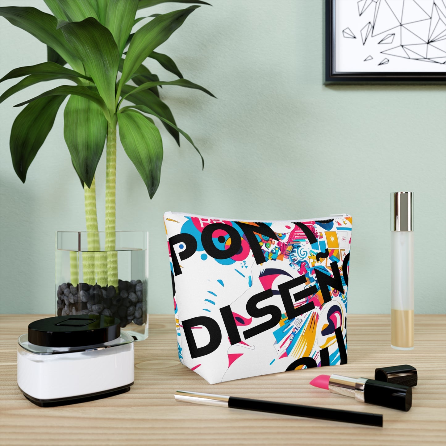 Bolsa de maquillaje de algodón personalizable