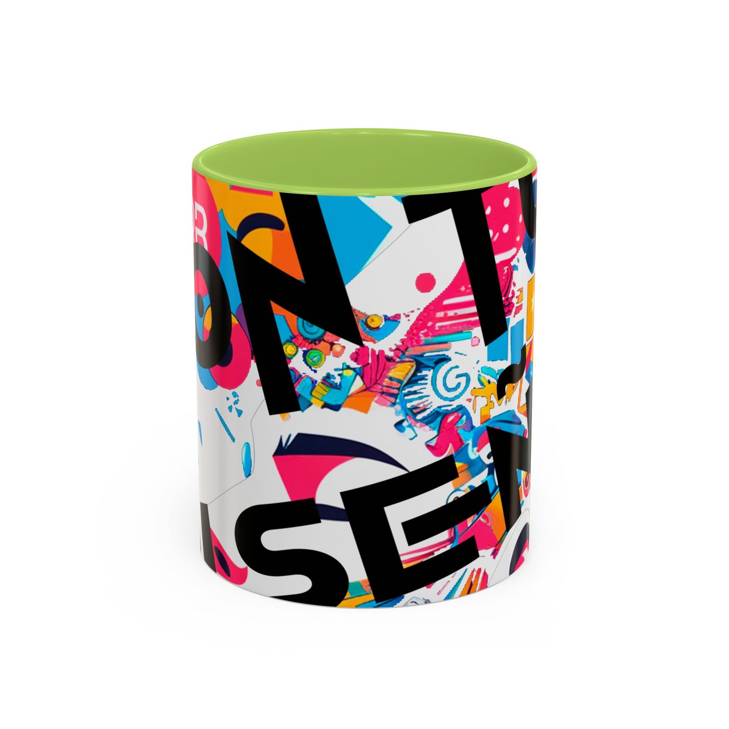 Taza de Café con Interior de Color