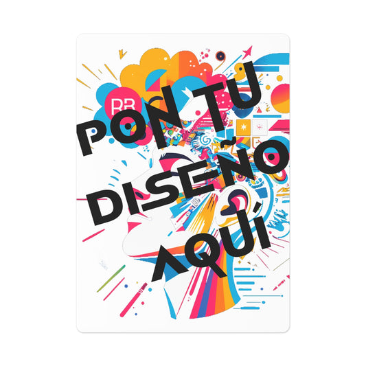 Baraja de póker personalizable para noches de juego