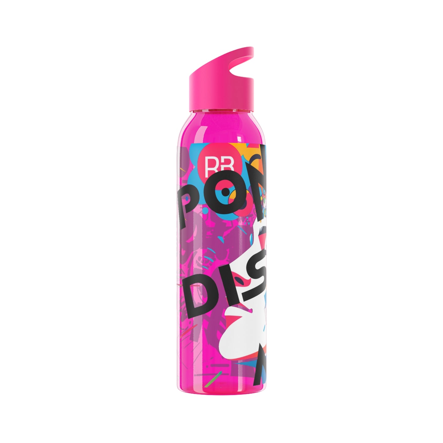 Botella de agua personalizada y colorida