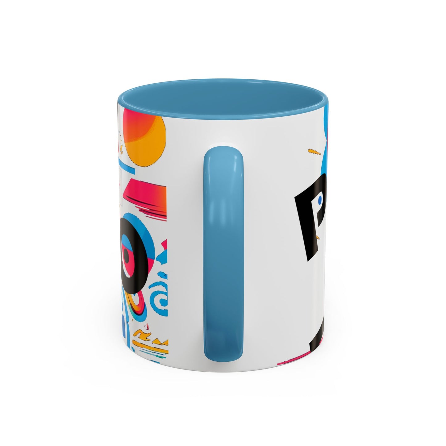 Taza de Café con Interior de Color
