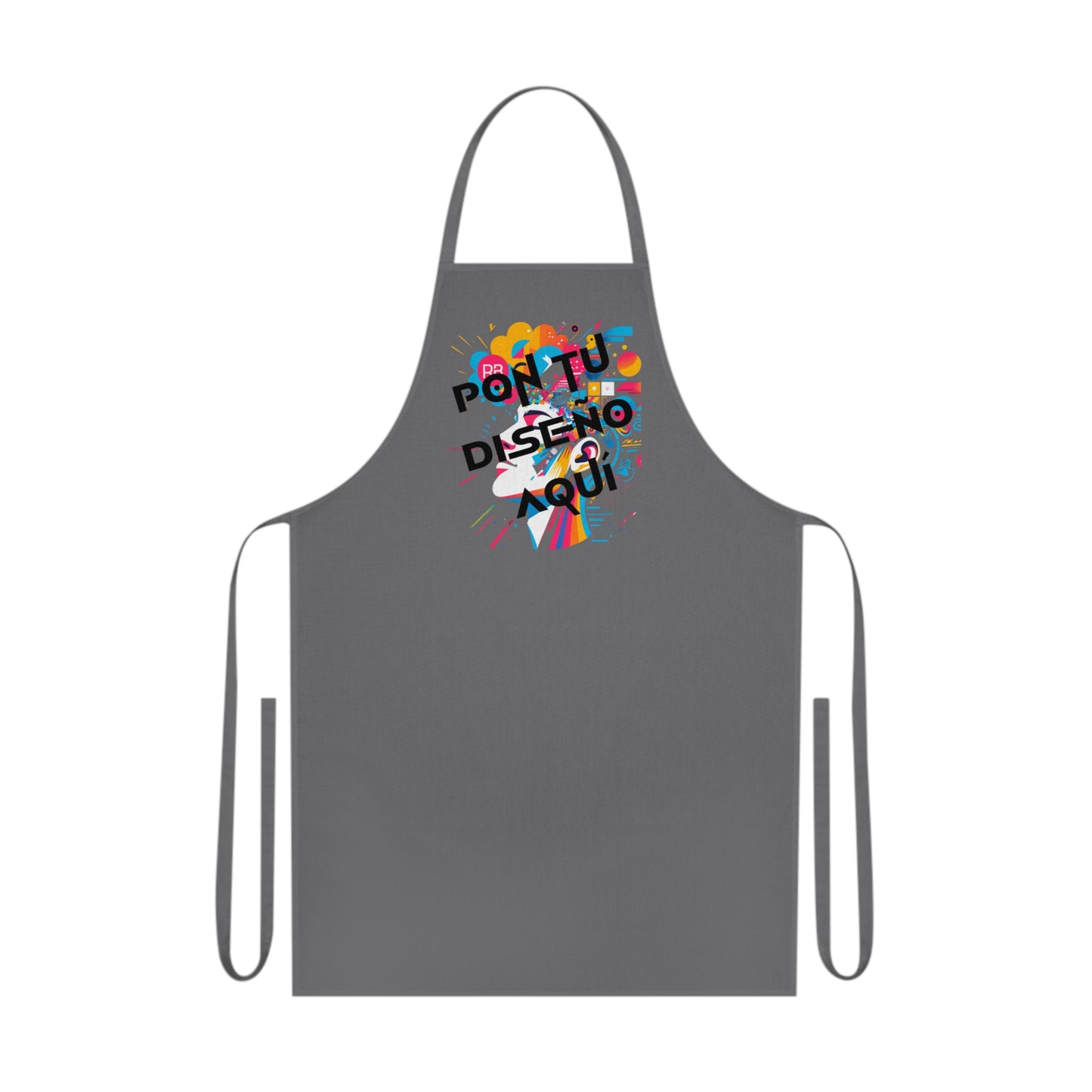 Delantal de algodón personalizable