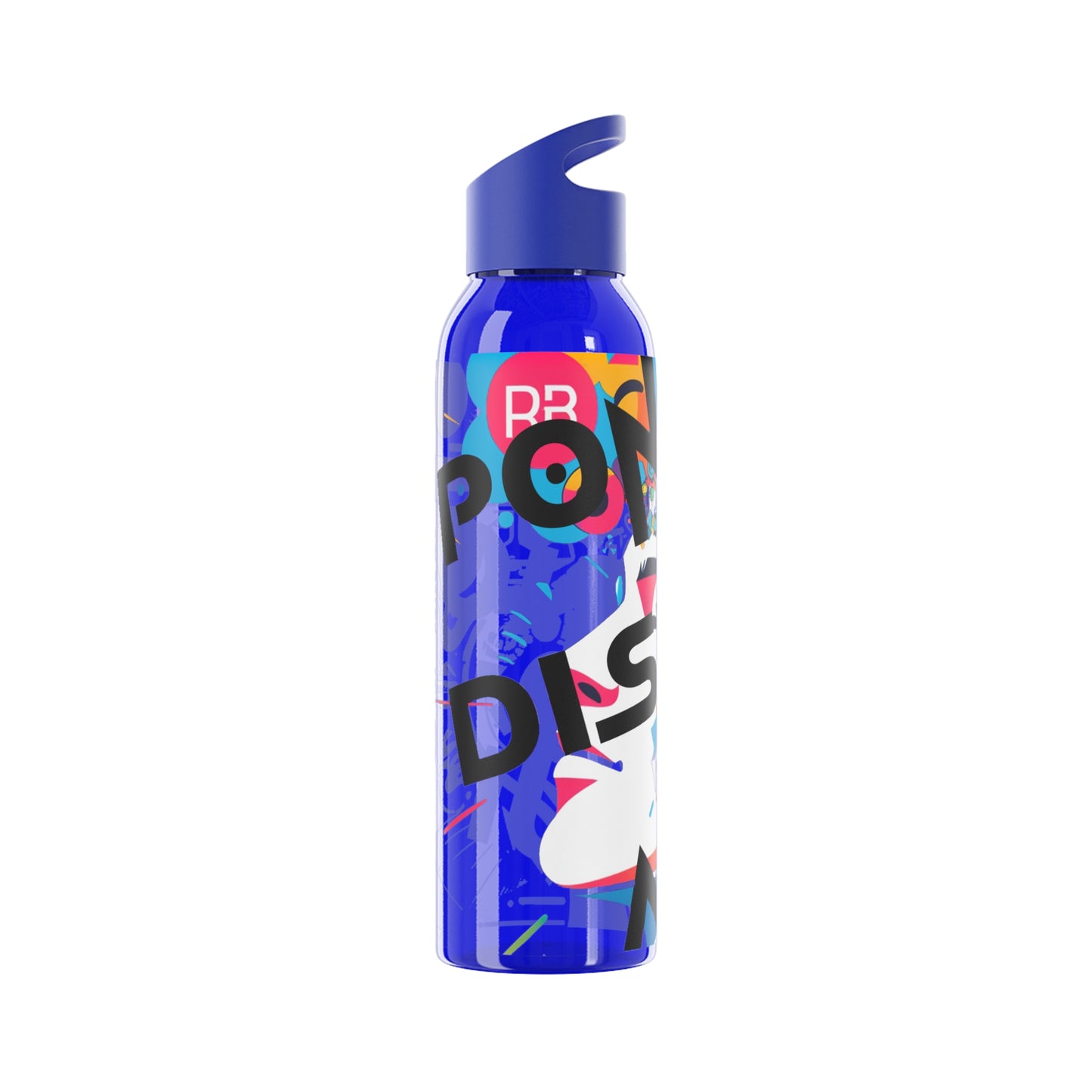 Botella de agua personalizada y colorida