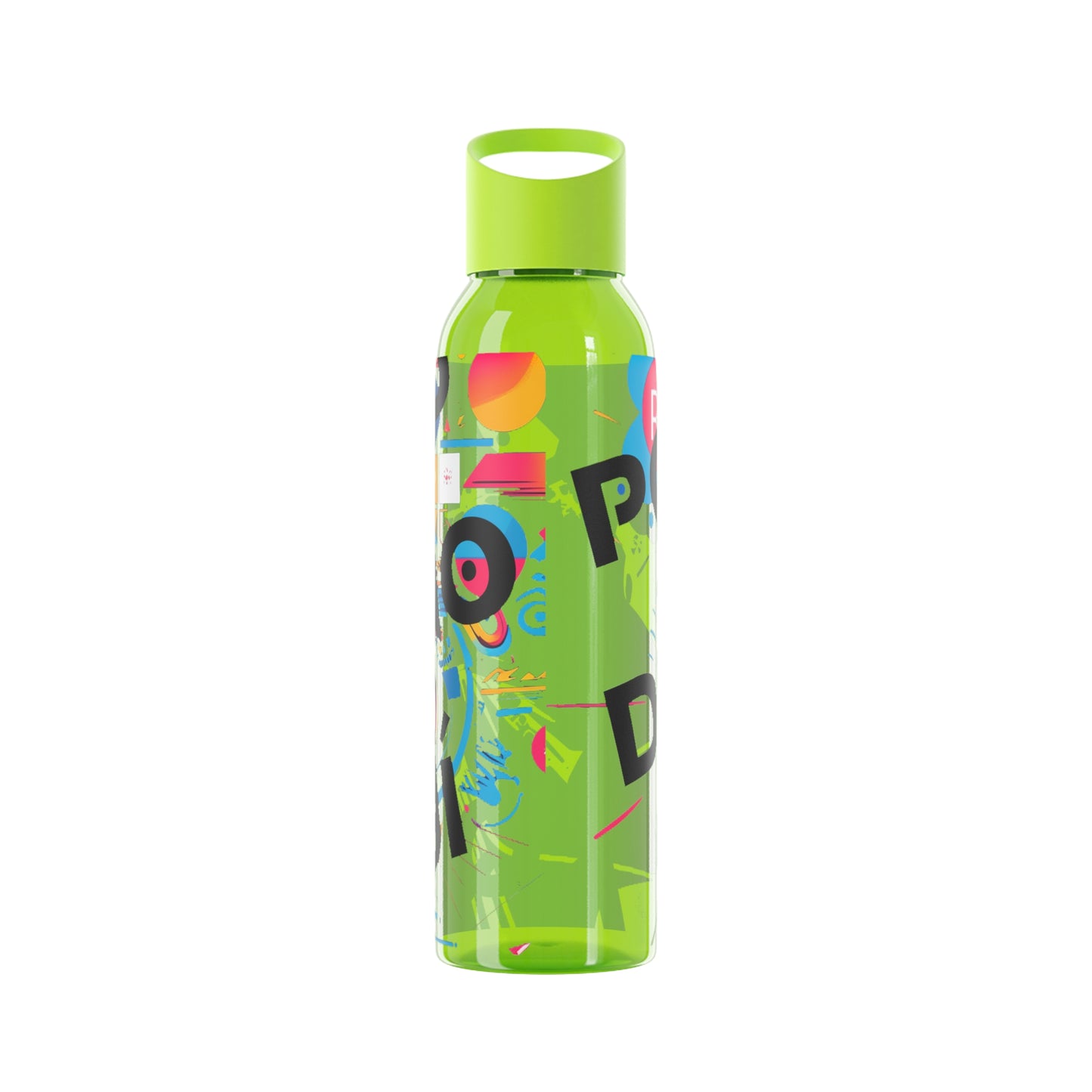 Botella de agua personalizada y colorida