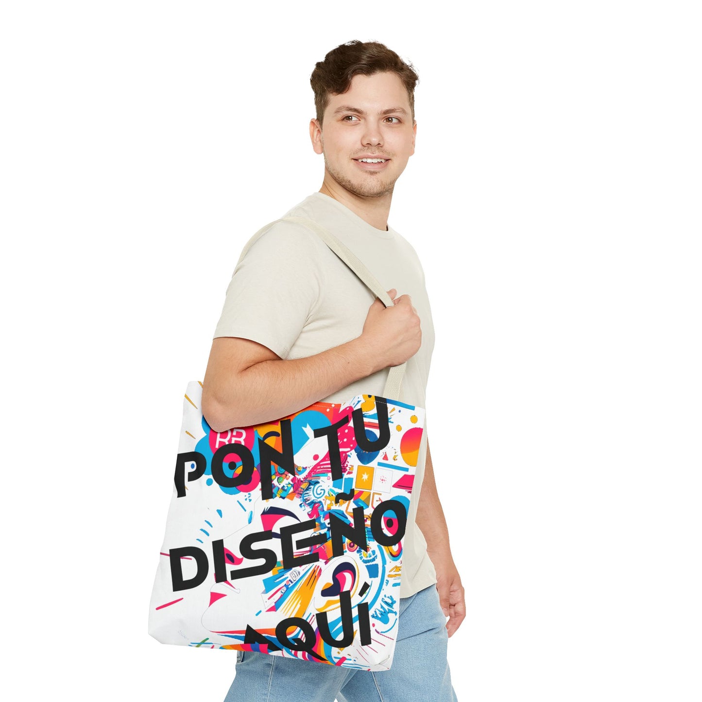 Bolsa Tote Colorida Personalizable