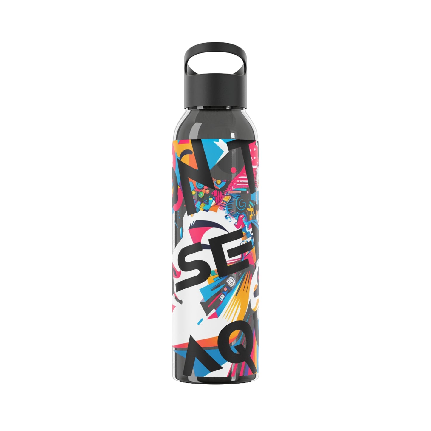 Botella de agua personalizada y colorida
