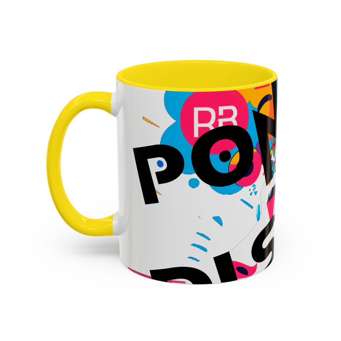 Taza de Café con Interior de Color