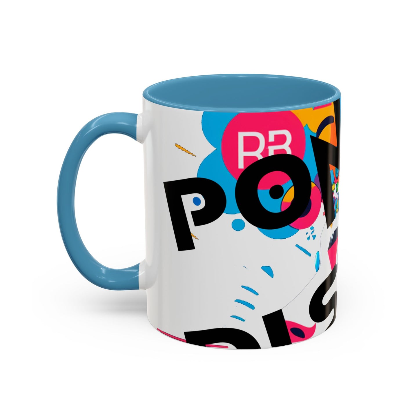 Taza de Café con Interior de Color