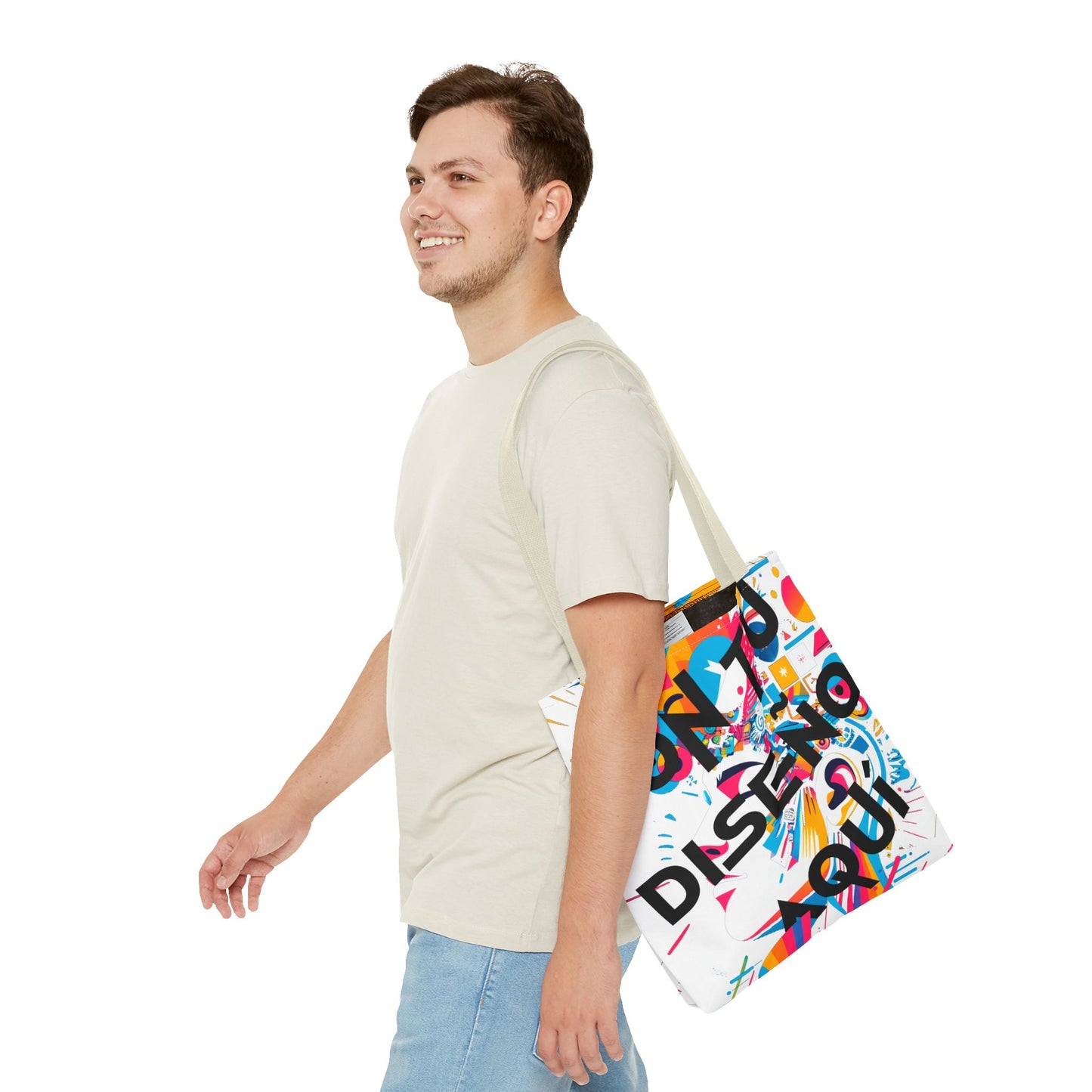 Bolsa Tote Colorida Personalizable