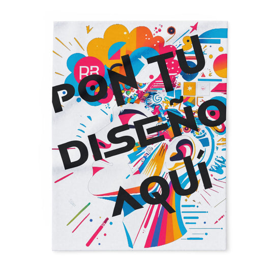 Manta de forro polar personalizable