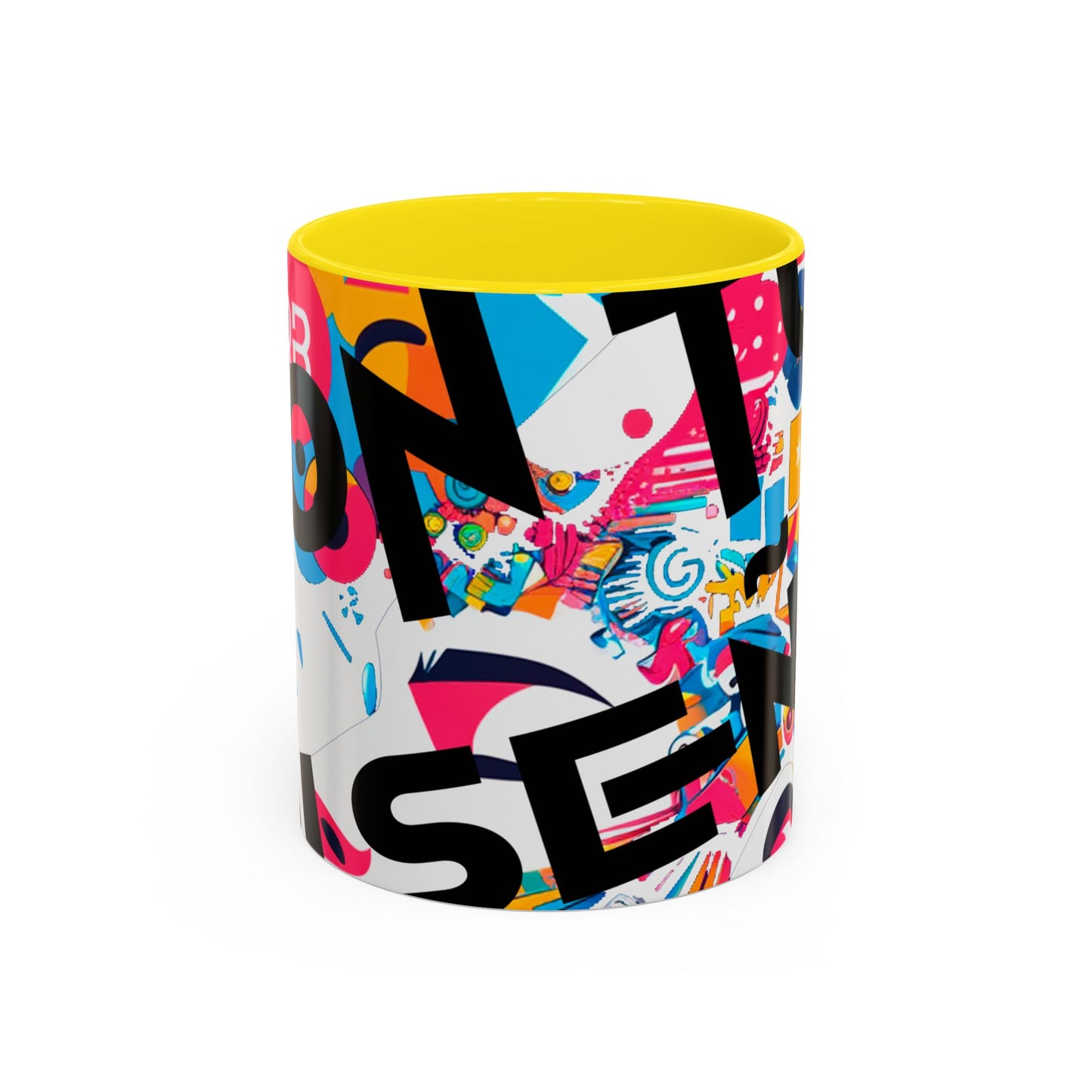 Taza de Café con Interior de Color