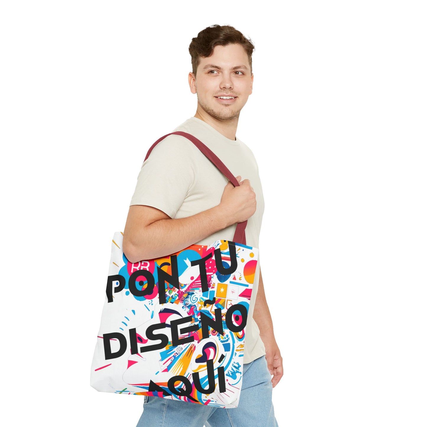 Bolsa Tote Colorida Personalizable