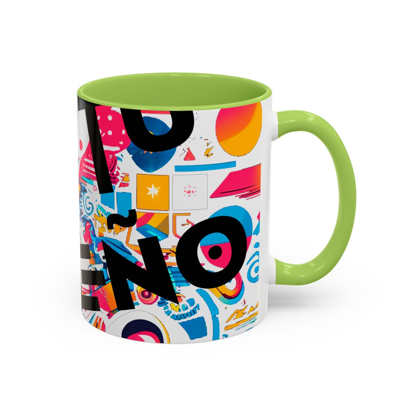 Taza de Café con Interior de Color