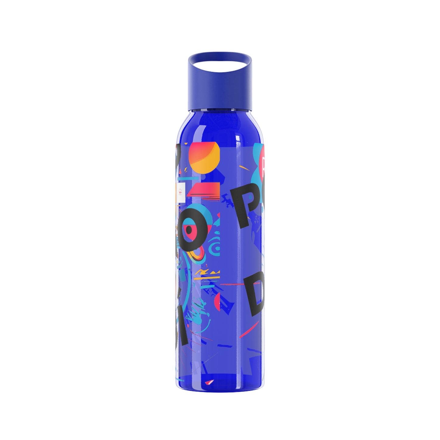 Botella de agua personalizada y colorida