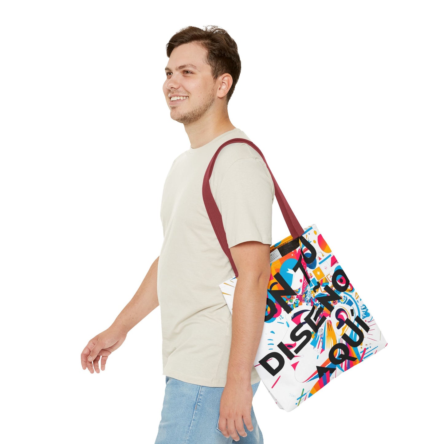 Bolsa Tote Colorida Personalizable