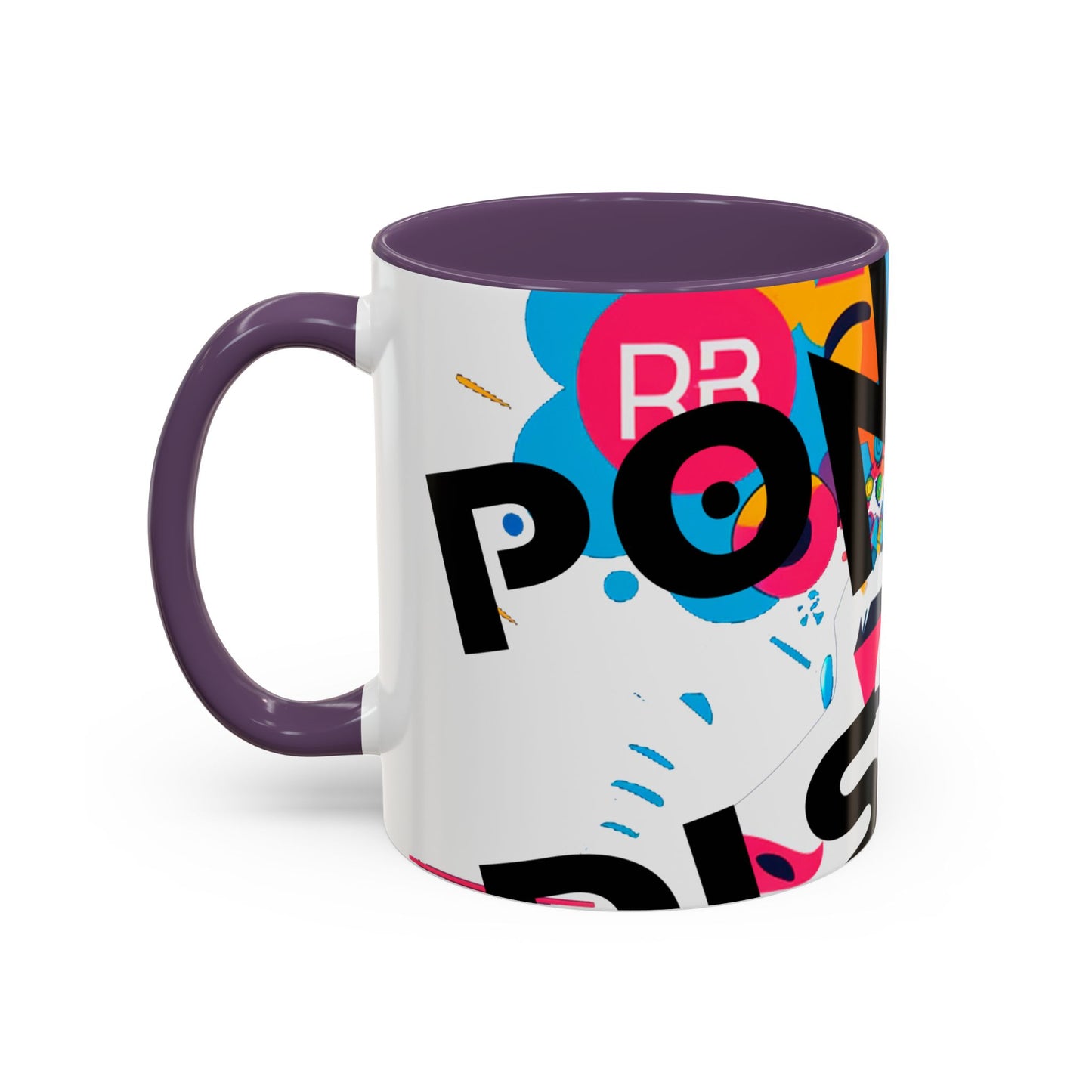 Taza de Café con Interior de Color