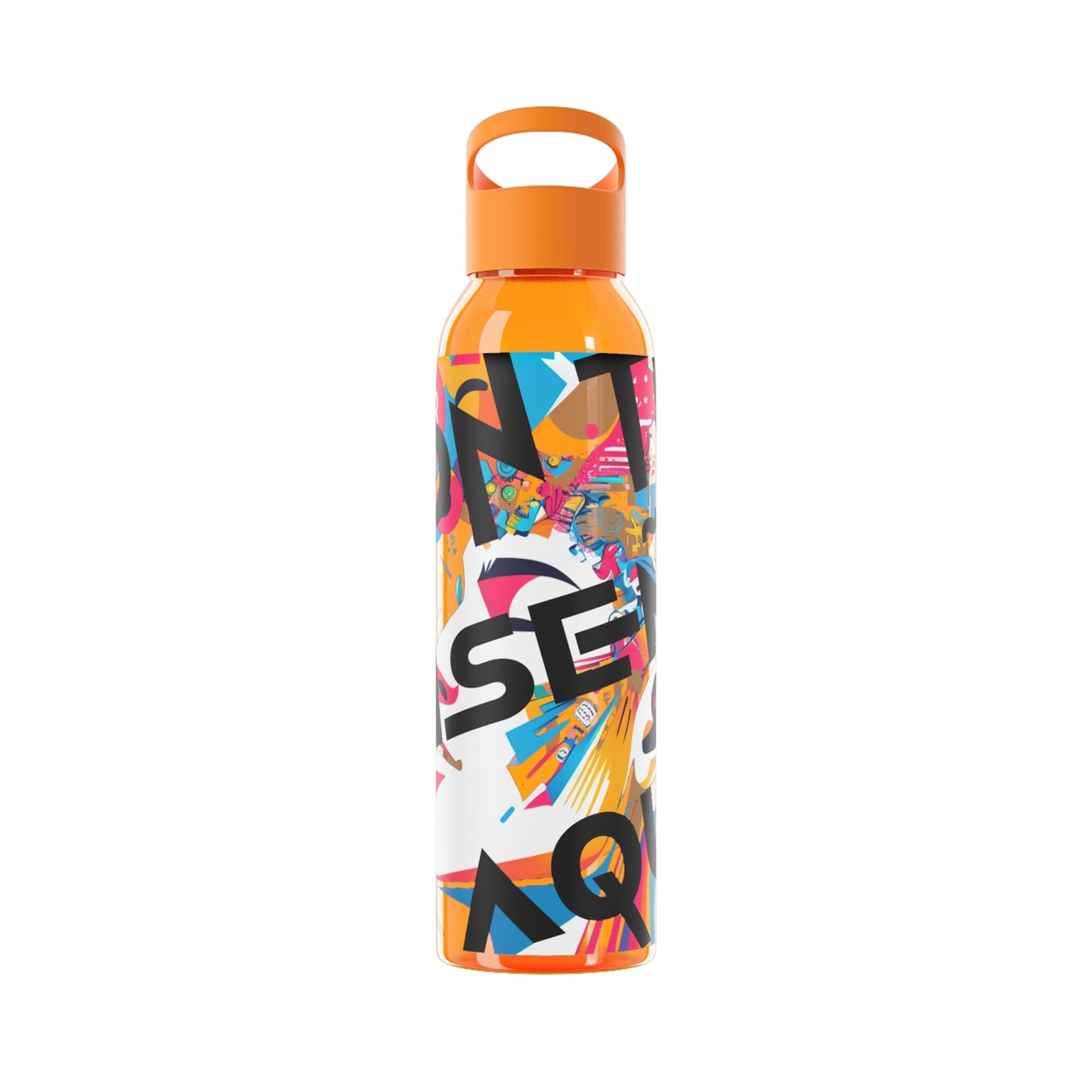 Botella de agua personalizada y colorida