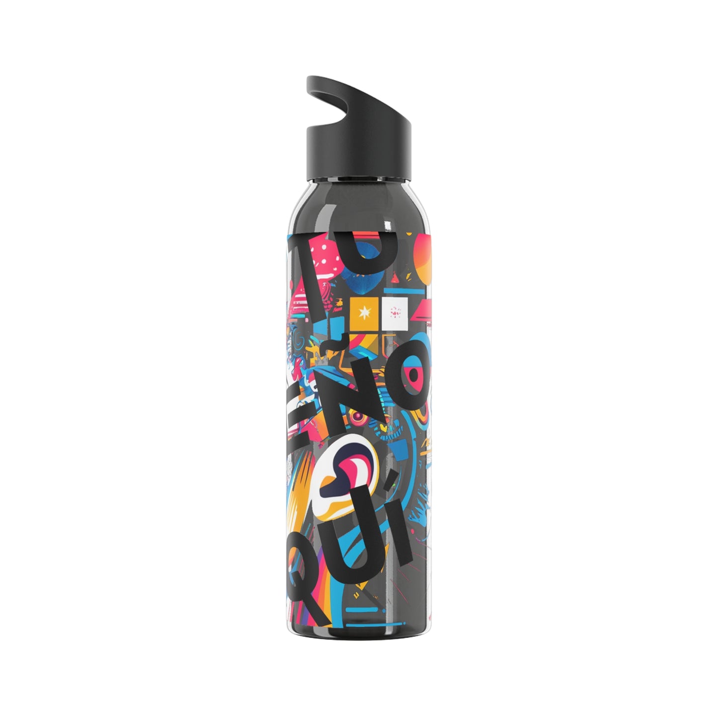 Botella de agua personalizada y colorida