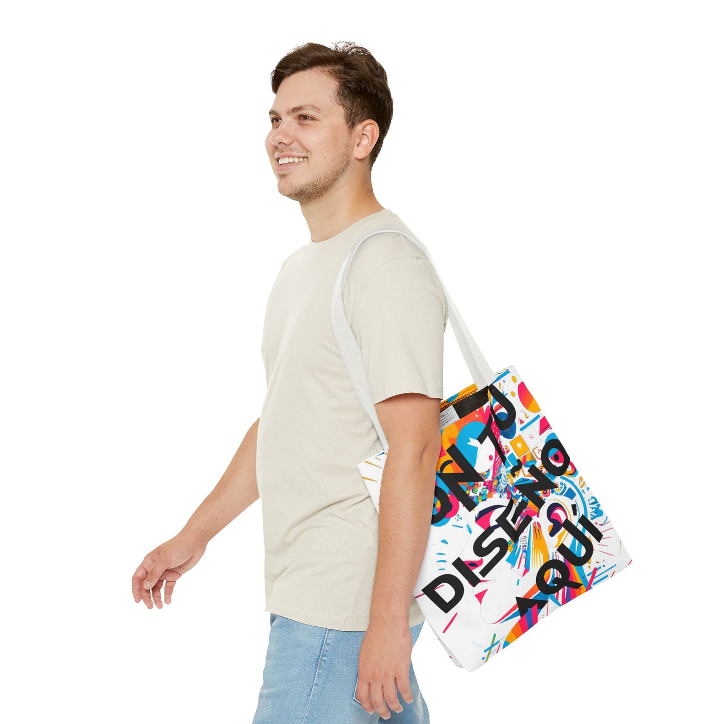 Bolsa Tote Colorida Personalizable