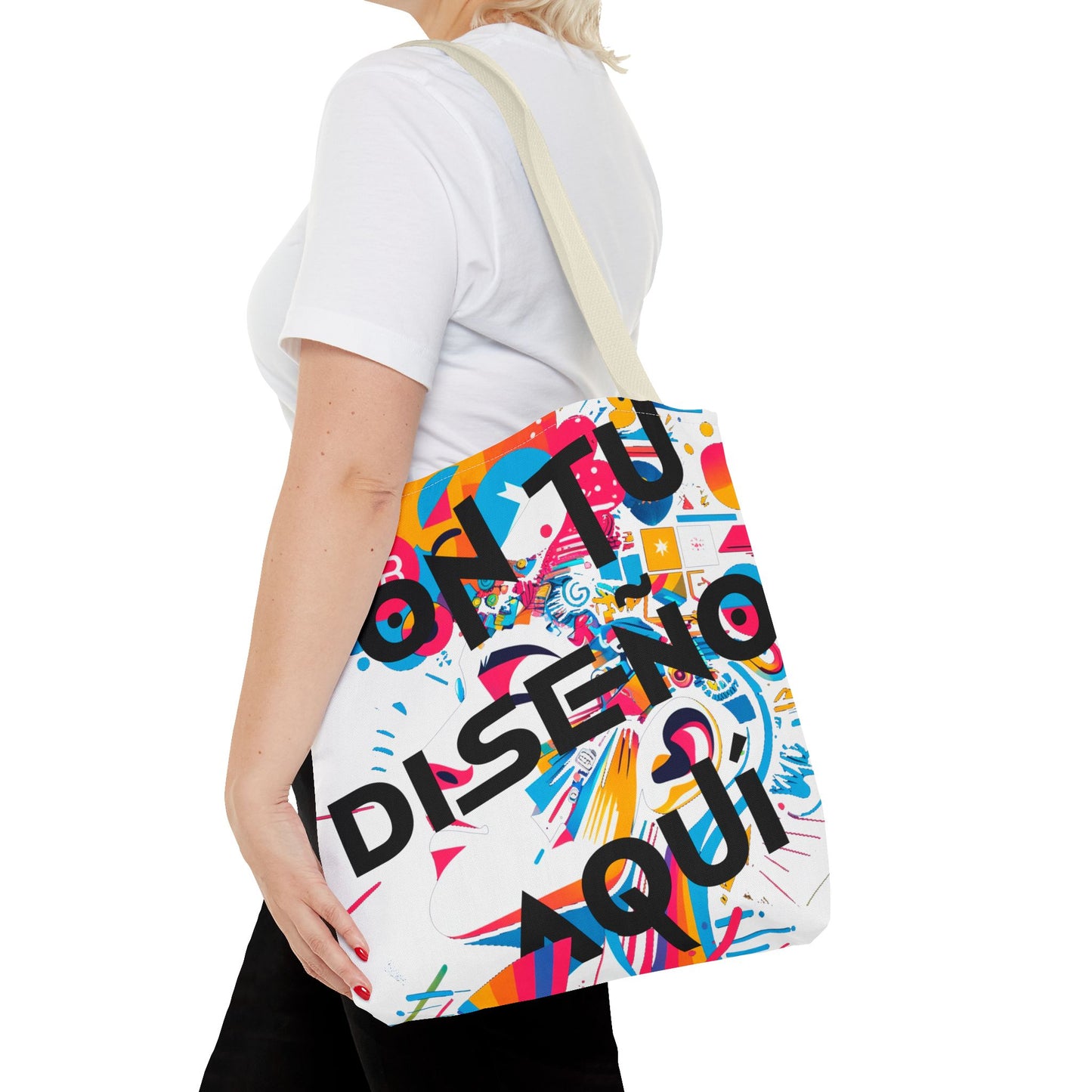 Bolsa Tote Colorida Personalizable