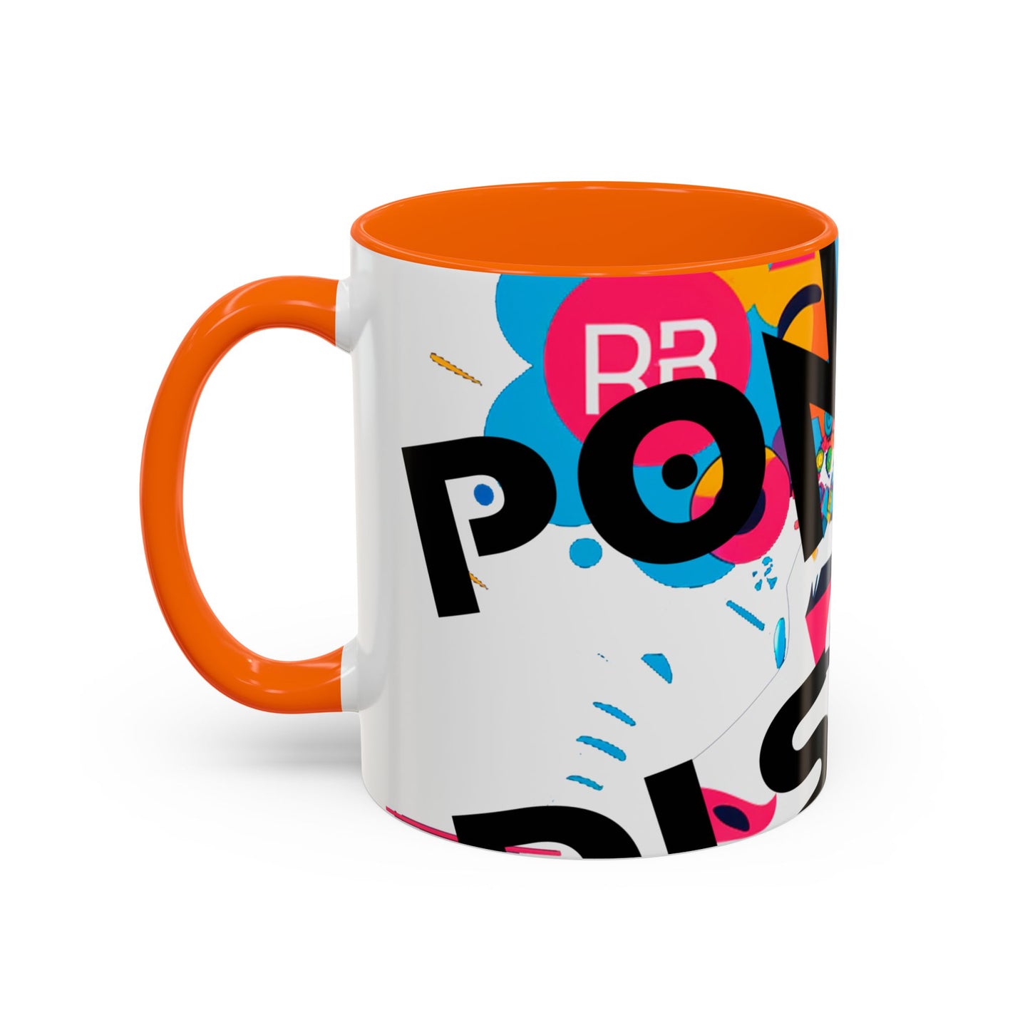 Taza de Café con Interior de Color