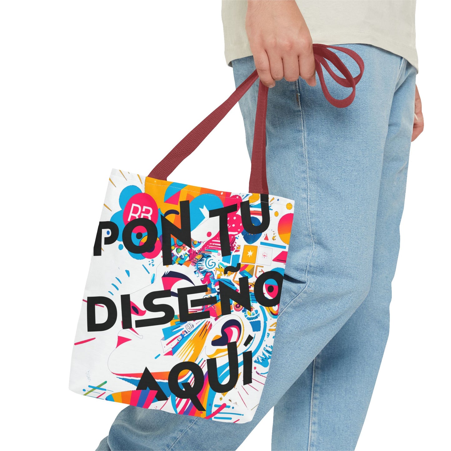 Bolsa Tote Colorida Personalizable
