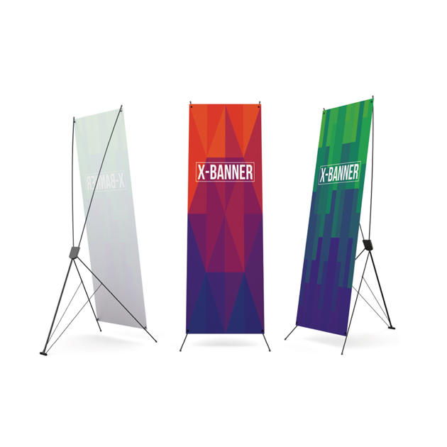 Banners con Soporte en "L" o "X" para eventos