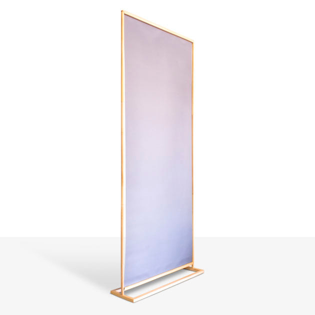 Tótem Madera Tela Poliéster 85 x 200 cm