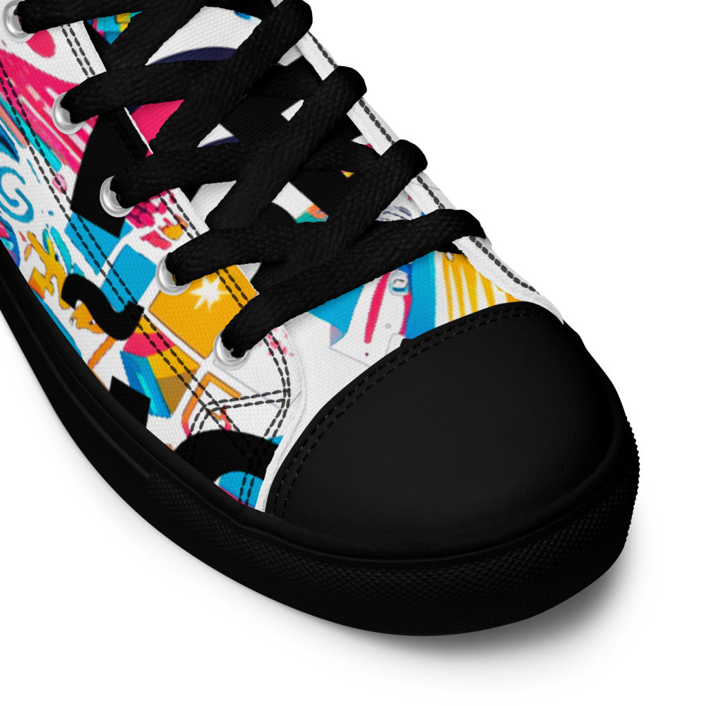 Zapatillas Altas de Lona para Hombre