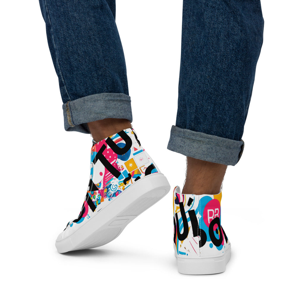 Zapatillas Altas de Lona para Hombre