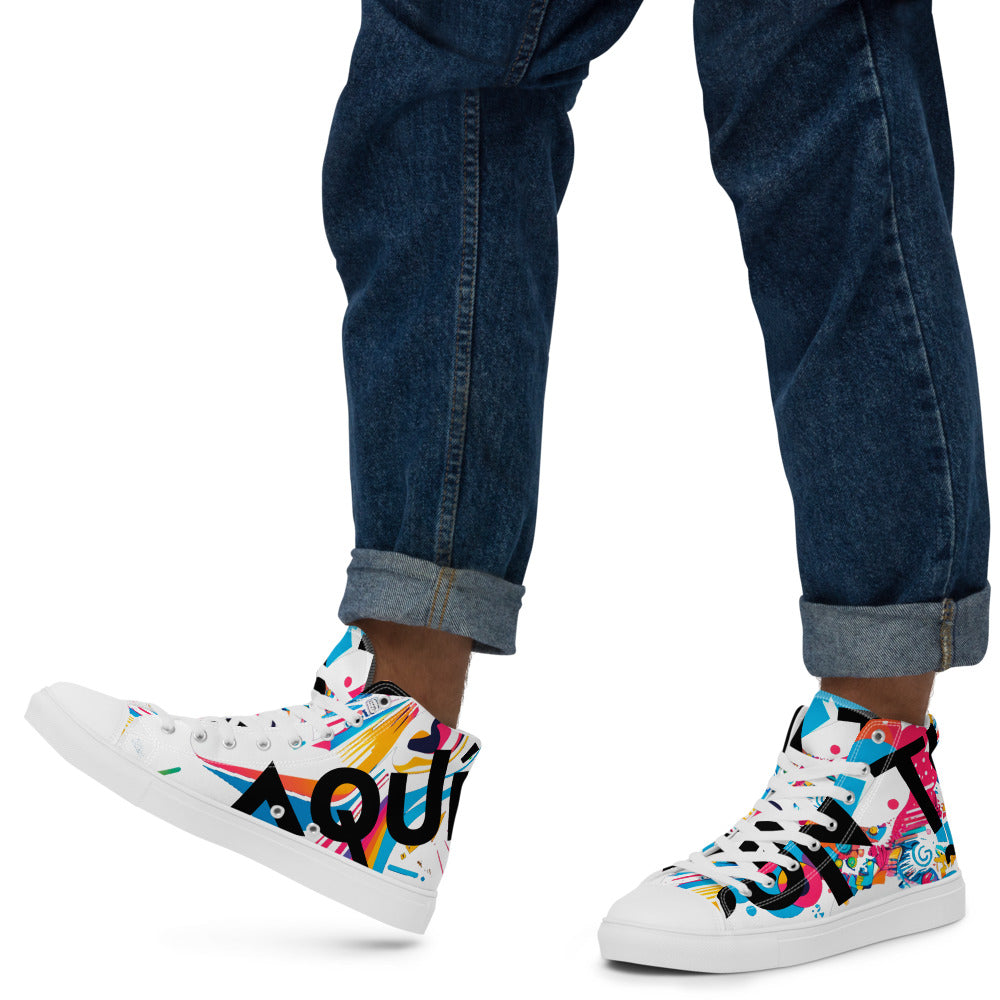 Zapatillas Altas de Lona para Hombre