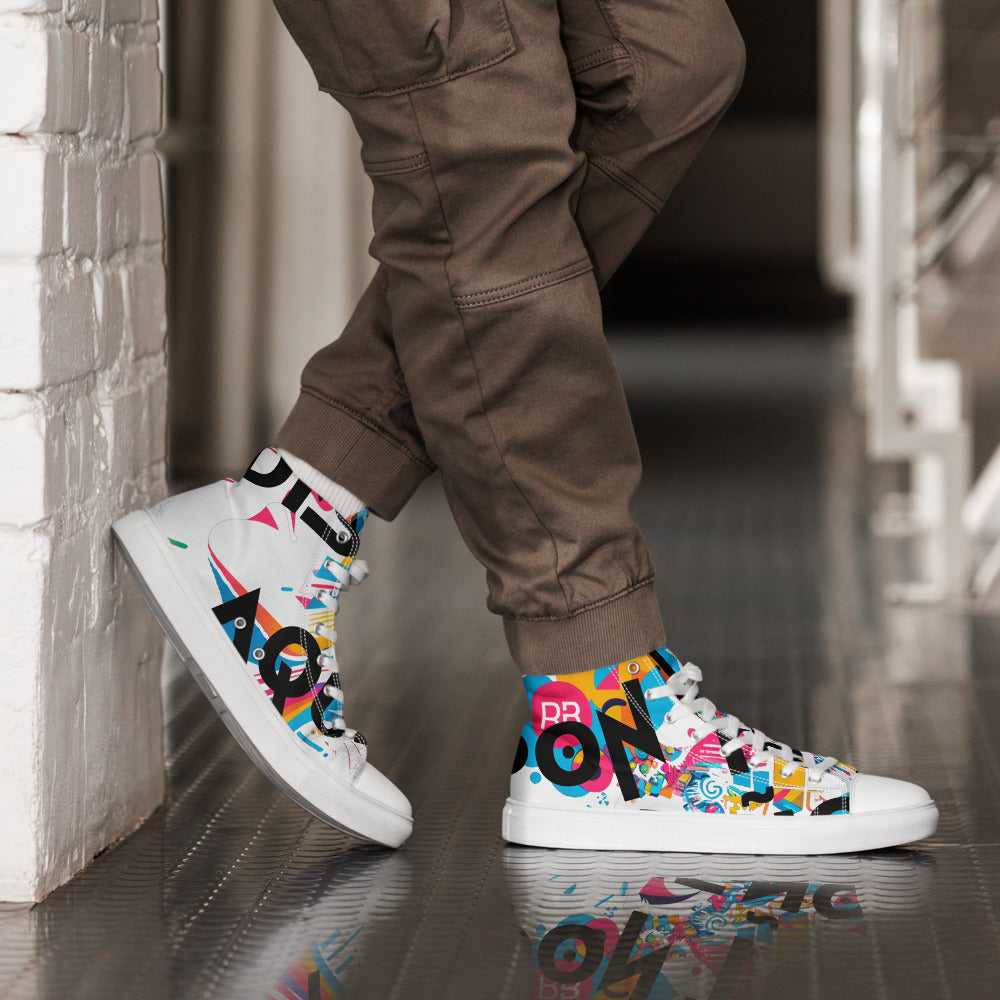 Zapatillas Altas de Lona para Hombre