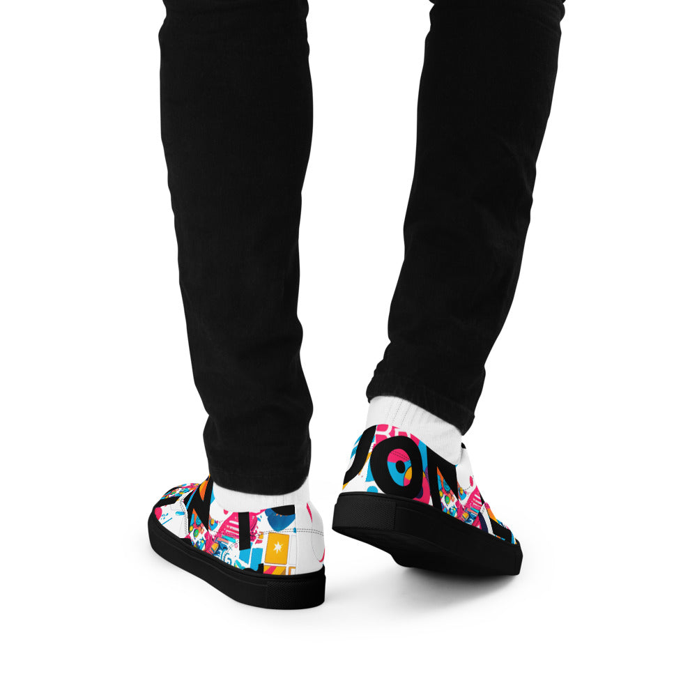 Zapatillas Personalizadas de Lona con Cordones para Hombre