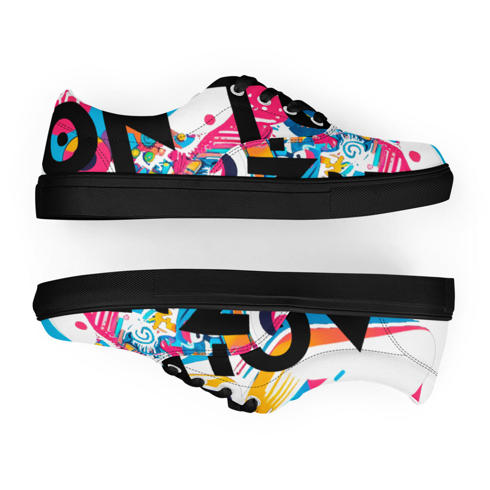 Zapatillas Personalizadas de Lona con Cordones para Hombre