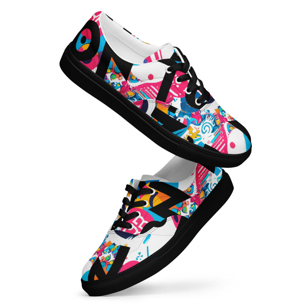 Zapatillas Personalizadas de Lona con Cordones para Hombre