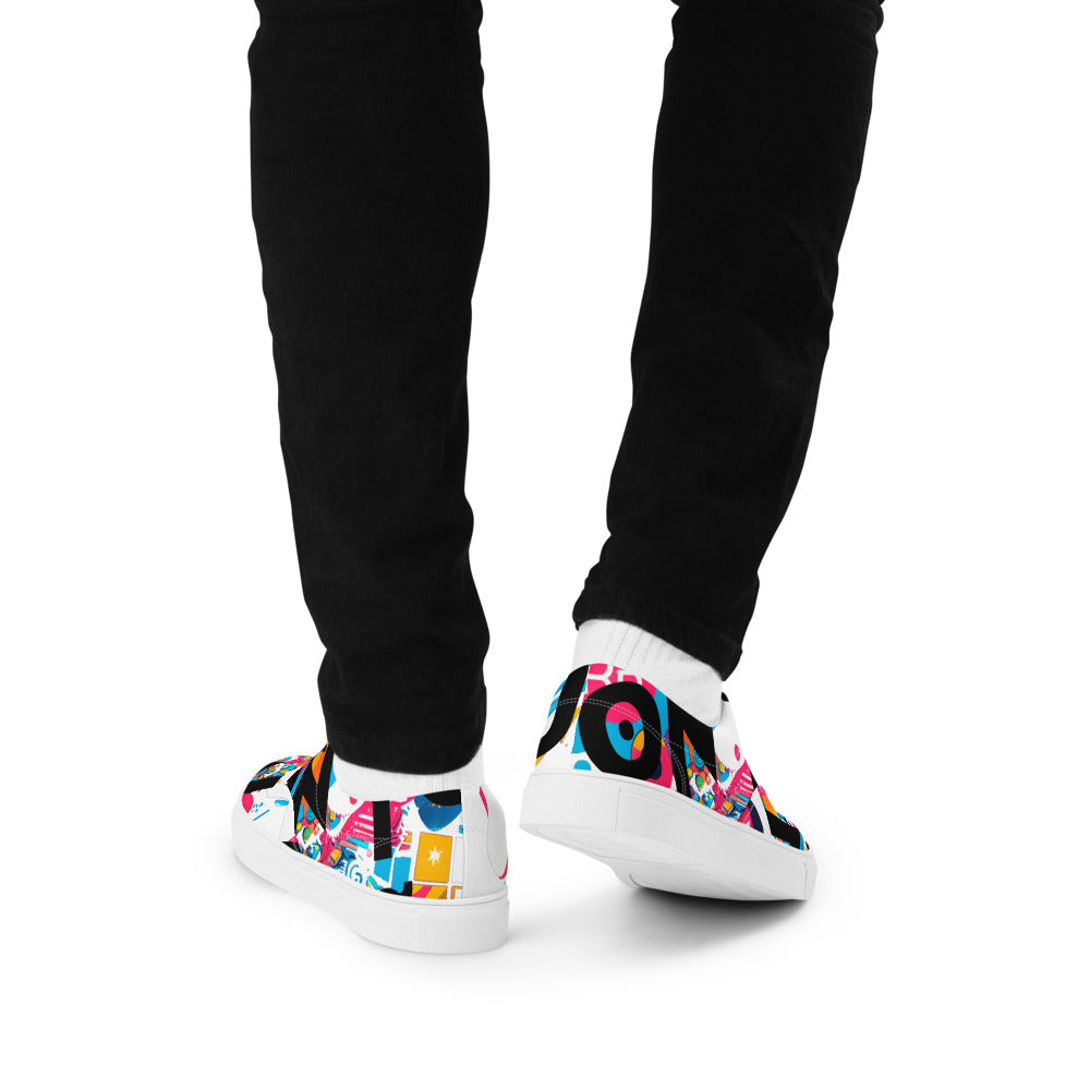 Zapatillas Personalizadas de Lona con Cordones para Hombre