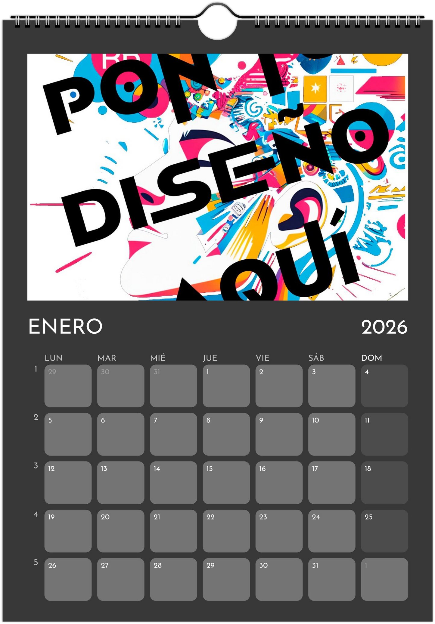 ¡Diseña tu Calendario 2026!