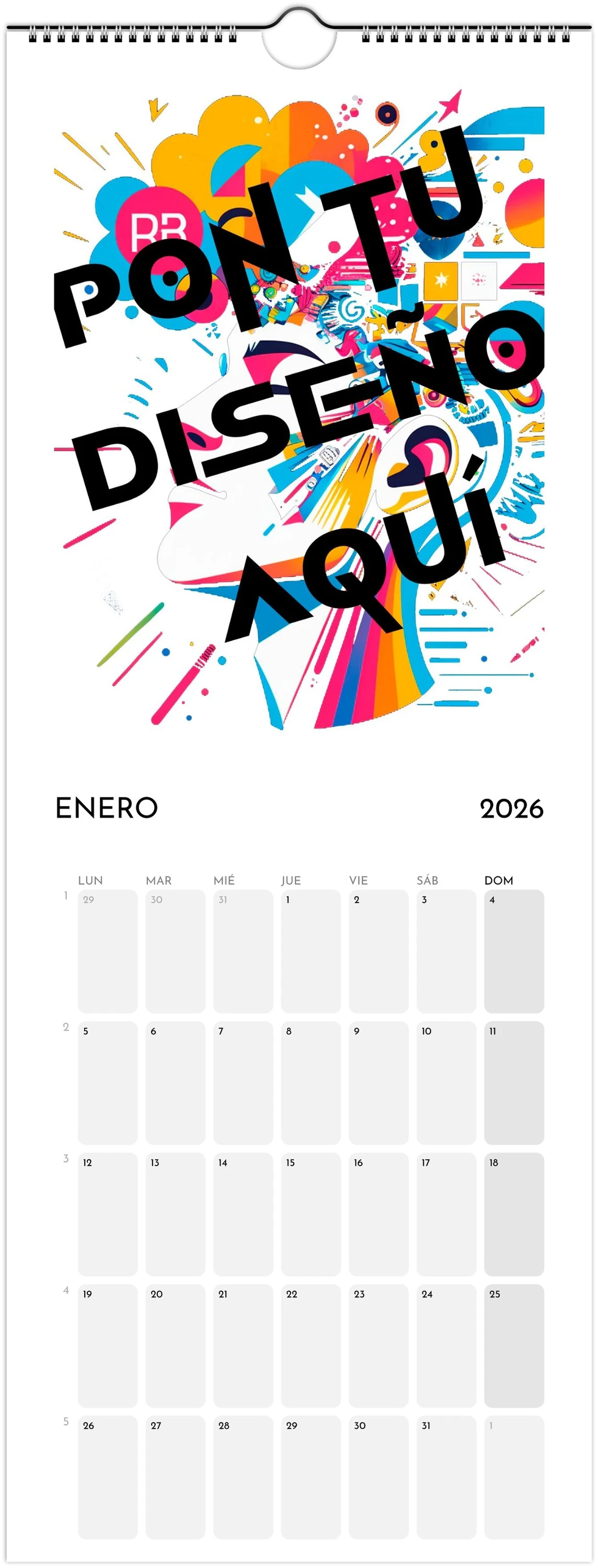 ¡Diseña tu Calendario 2026!