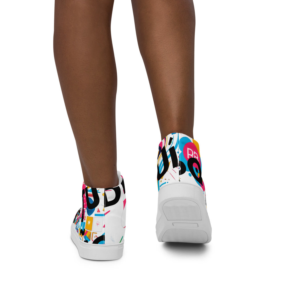 Zapatillas Altas de Lona para Mujer