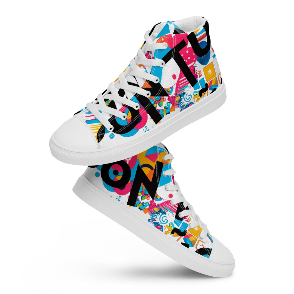 Zapatillas Altas de Lona para Mujer
